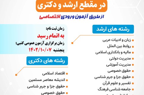 مهلت ثبت نام دانشجویان ایرانی به اتمام رسید